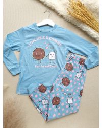 PIJAMA LONGO INFANTIL MENINA 4 A 8 - BICHO BAGUNÇA