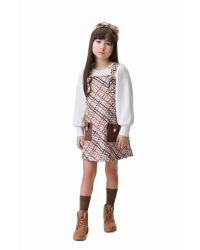 VESTIDO ML ELABORADO 6 A 14 BIK1966-0